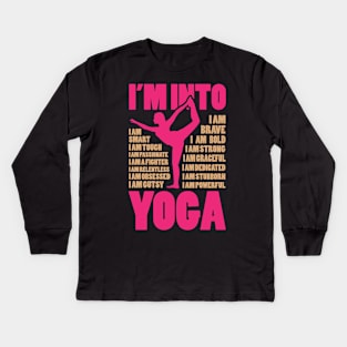 Positive Karma I’m Into Yoga Kids Long Sleeve T-Shirt